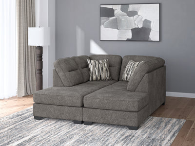 Tampa Furniture Outlet Lutz - Ashley Furniture - Olten Sectionals - RAF 2-Piece Super Chaise / Graphite - 31305S3