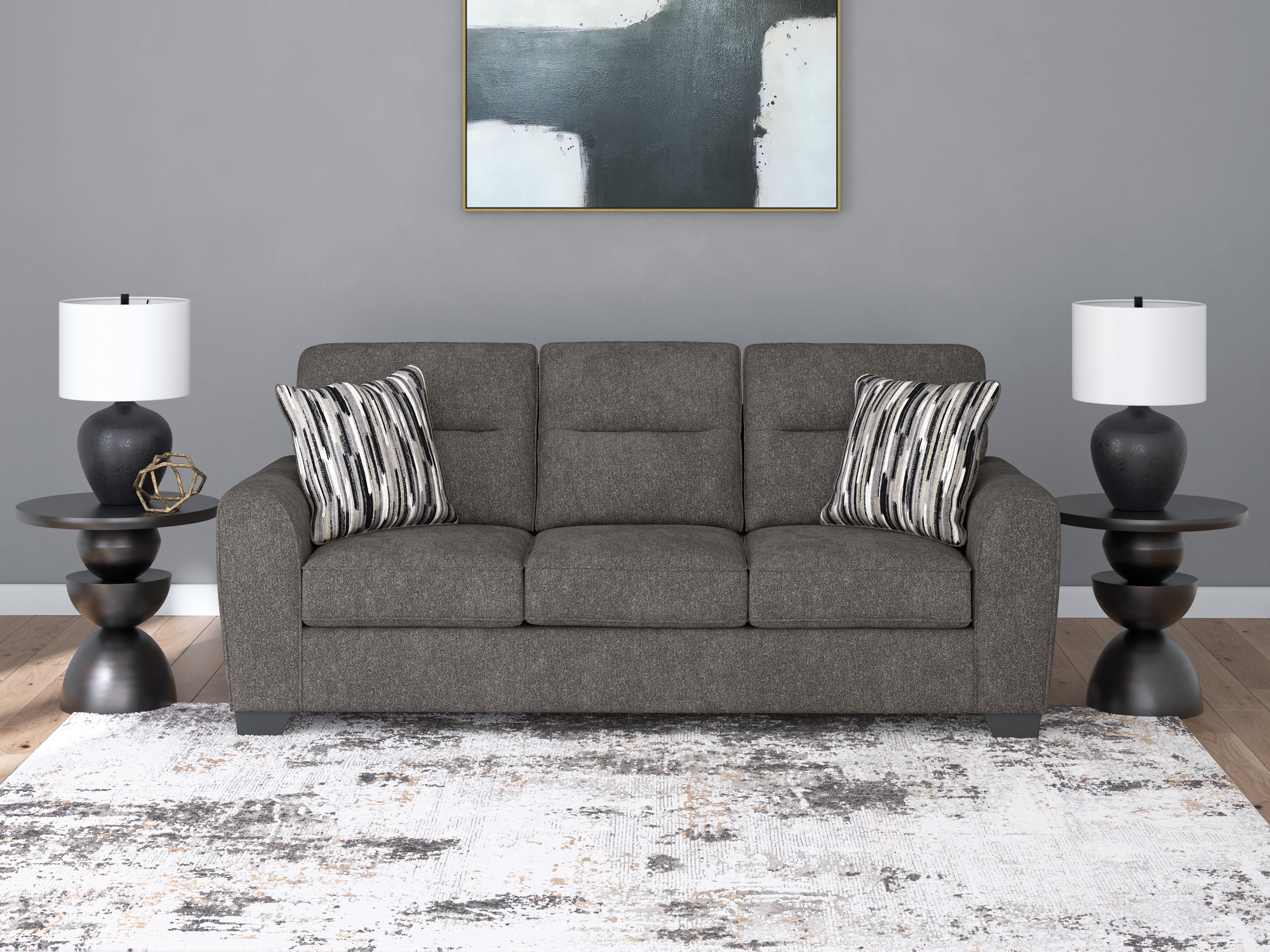 Tampa Furniture Outlet Lutz - Ashley Furniture - Olten Living Room - Sofa / Graphite - 3130538