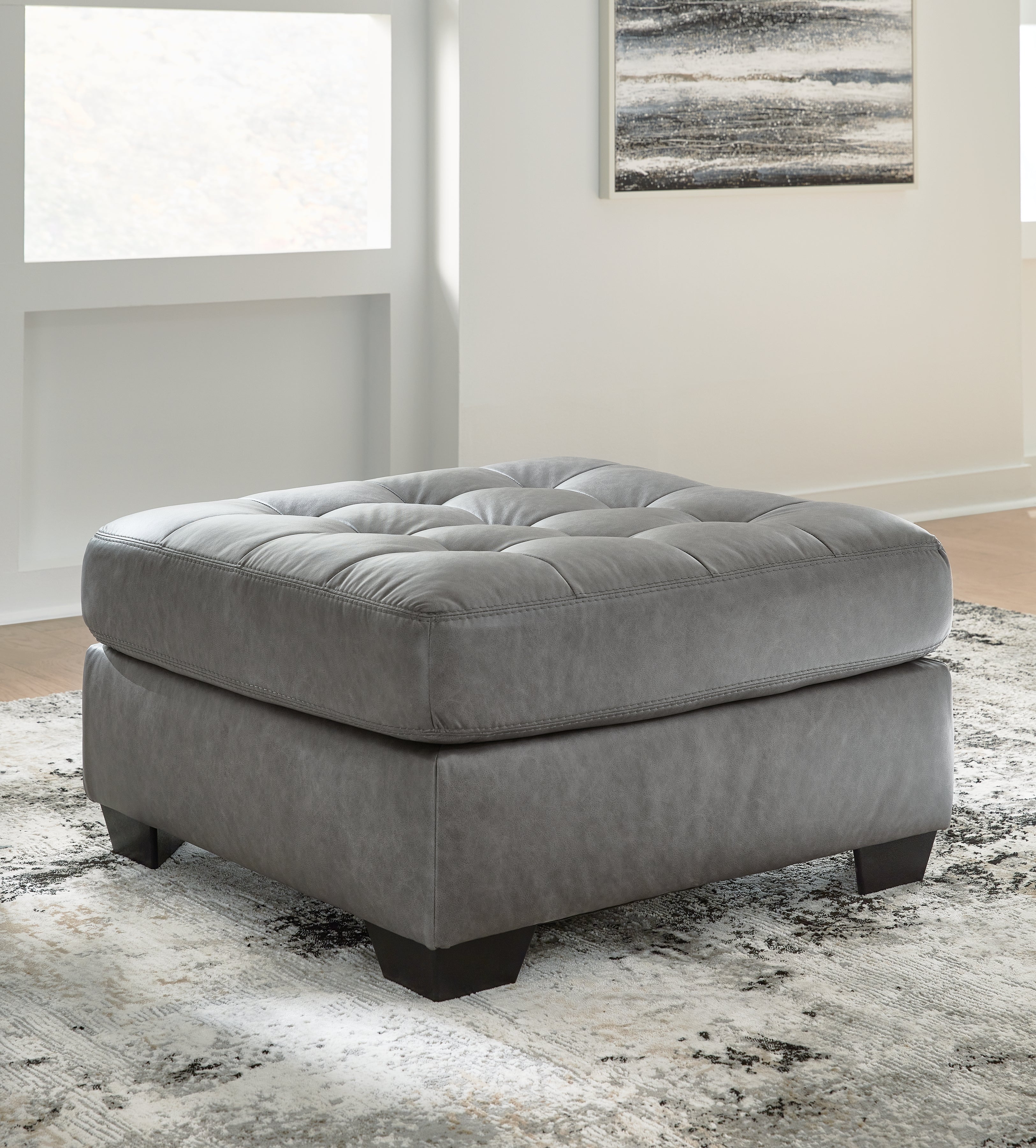 Tampa Furniture Outlet Lutz - Ashley Furniture - Clairette Court Living Room - Oversized Accent Ottoman / Alloy - 3150308