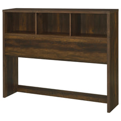 Westpark 49-inch Queen Bookcase Headboard Dark Pine