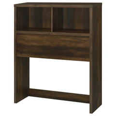 Westpark 49-inch Twin Bookcase Headboard Dark Pine