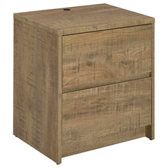 Tampa Furniture Outlet - Coaster - Westpark 2-drawer Nightstand LED Lights and USB Mango - 315902