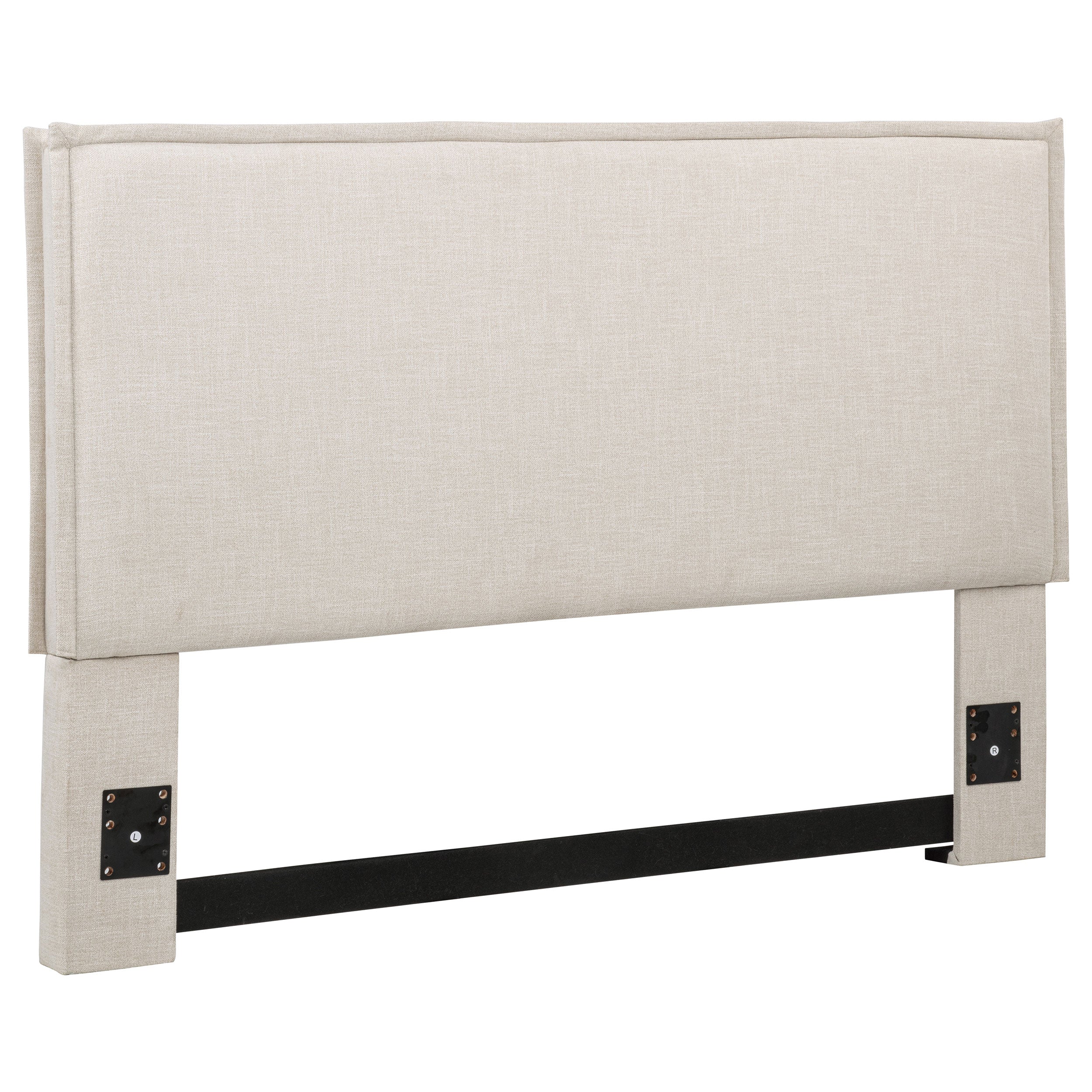 Tampa Furniture Outlet - Coaster - Izzy Upholstered Queen or Full Panel Headboard Sand - 315985QF