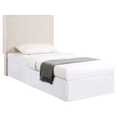 Tampa Furniture Outlet - Coaster - Izzy Upholstered Twin Panel Headboard Sand - 315985T