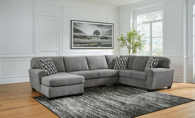 Tampa Furniture Outlet Lutz - Ashley Furniture - Birkdale Court Sectional - RAF 3-Piece Sectional with Chaise / Gray - 32402S1