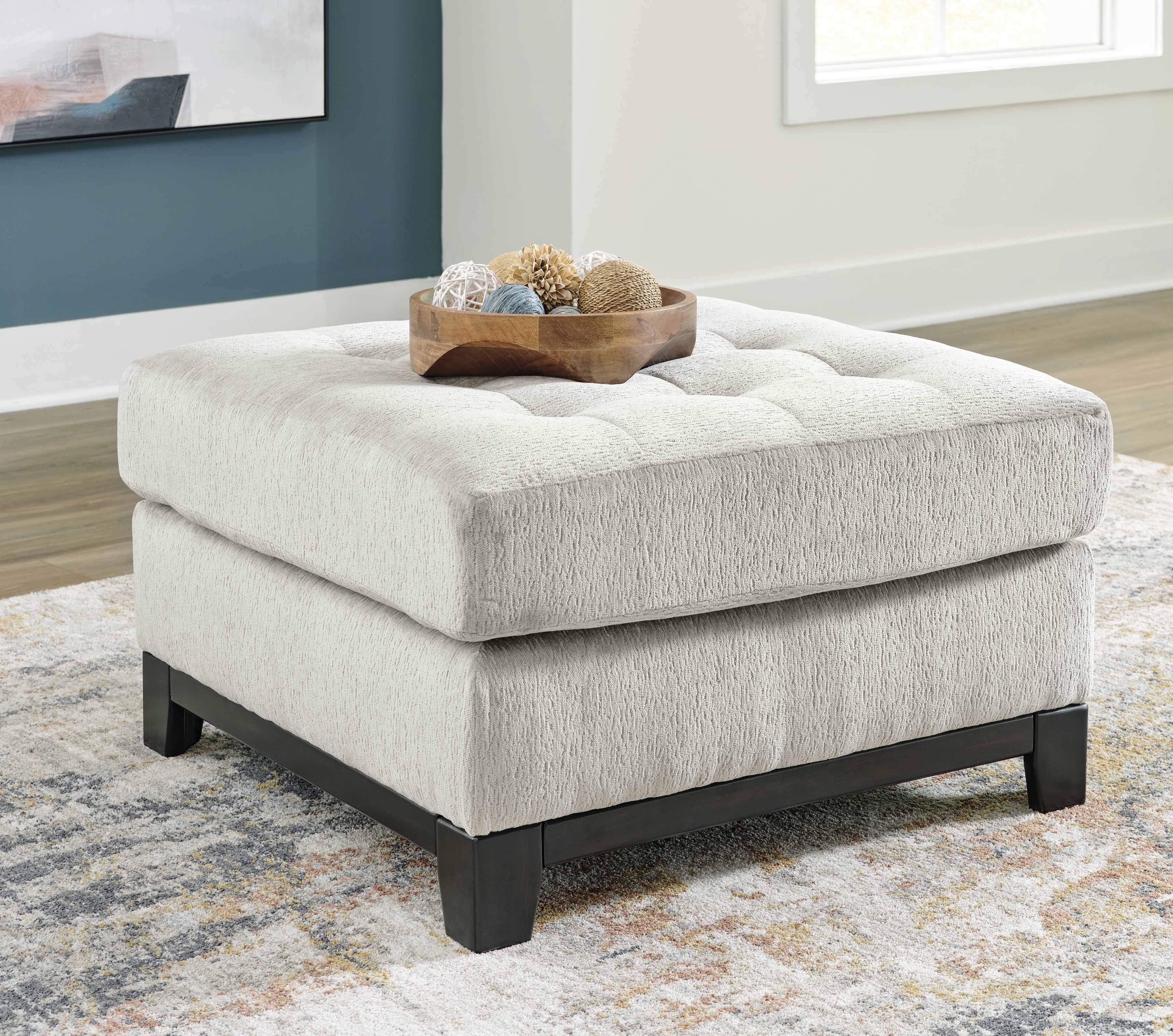 Tampa Furniture Outlet Lutz - Ashley Furniture - Maxon Place Living Room - Oversized Accent Ottoman / Stone - 3300408