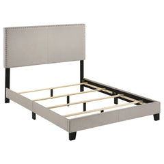 Tampa Furniture Outlet - Coaster - Boyd Upholstered Full Panel Bed Ivory - 350051F