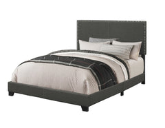 Tampa Furniture Outlet - Coaster - Boyd Upholstered Full Panel Bed Charcoal - 350061F