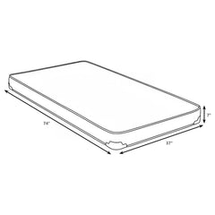 Drover 7-inch Twin Foam Mattress with Built-in Bunkie Board