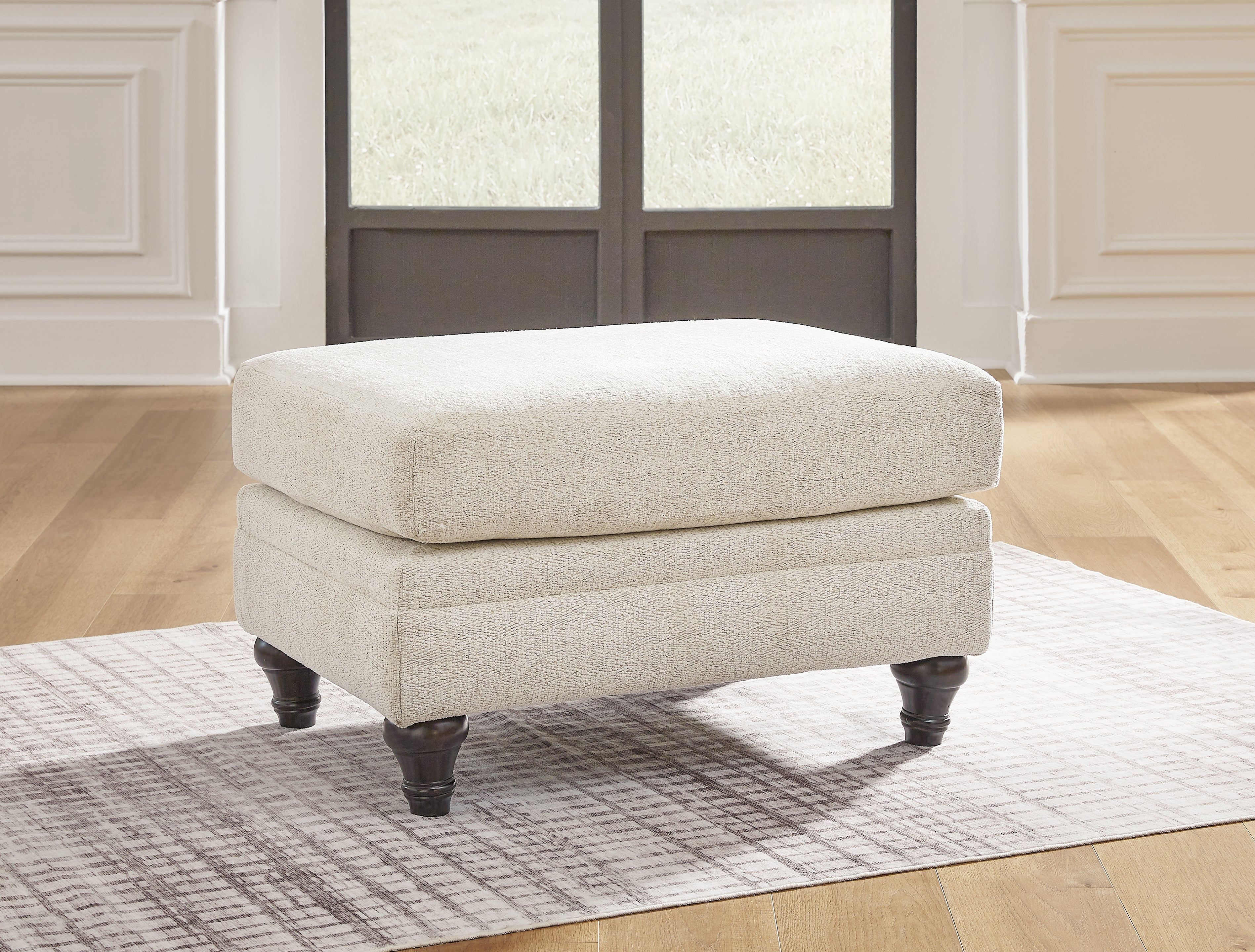 Tampa Furniture Outlet Lutz - Ashley Furniture - Valerani Living Room - Ottoman / Sandstone - 3570214
