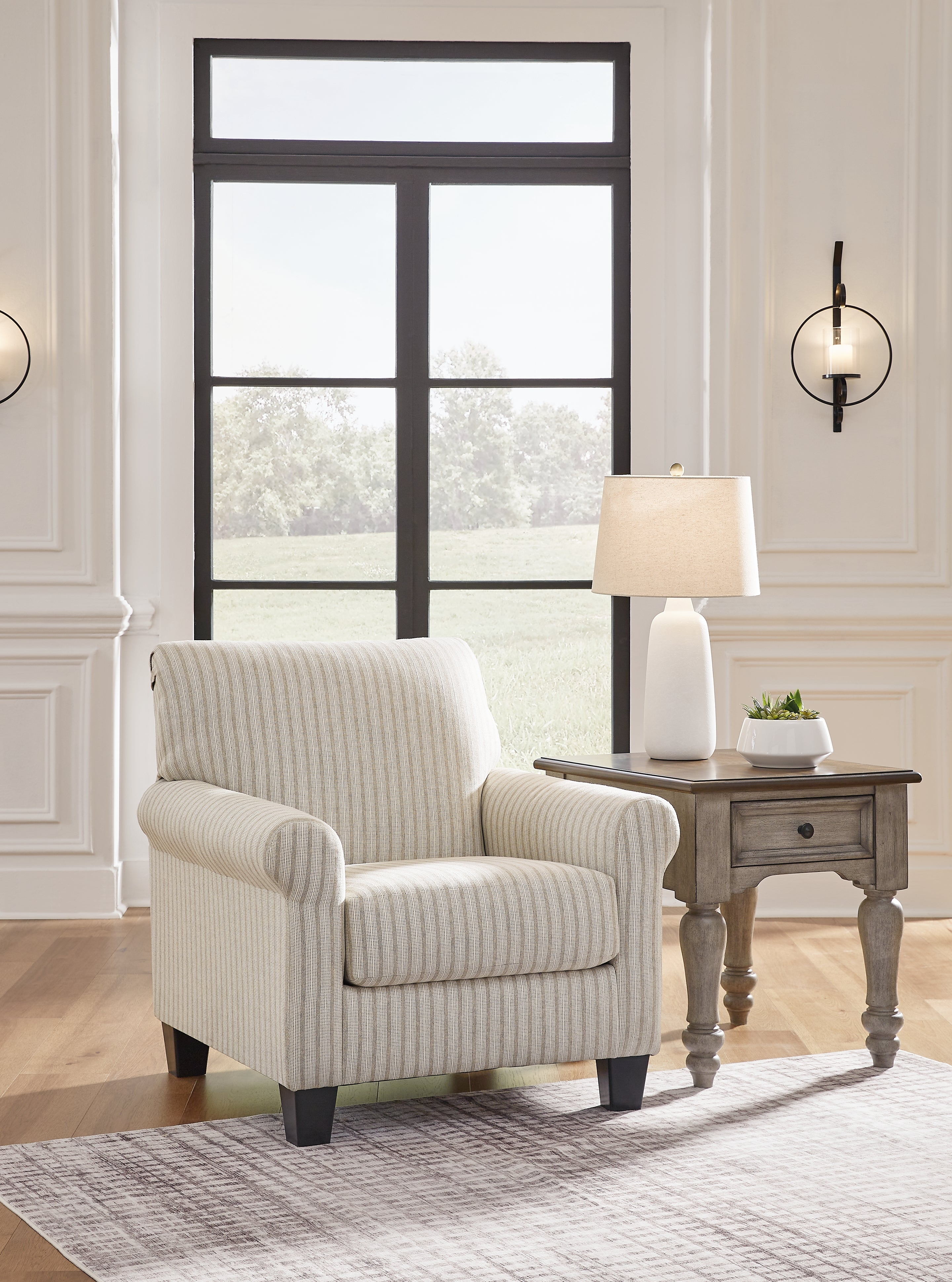 Tampa Furniture Outlet Lutz - Ashley Furniture - Valerani Living Room - Accent Chair / Sandstone - 3570221