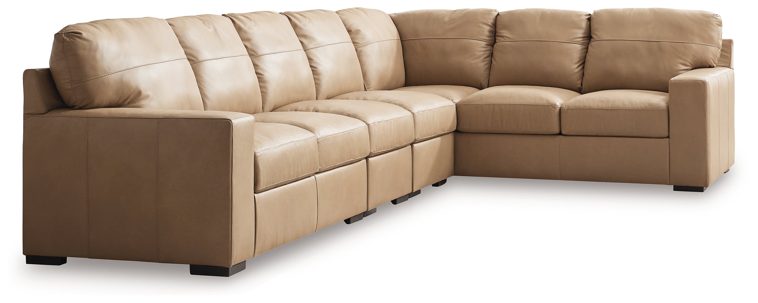 Tampa Furniture Outlet Lutz - Ashley Furniture - Bandon Sectional - RAF 4-Piece Sectional / Toffee - 38006S6
