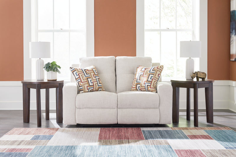 Tampa Furniture Outlet Lutz - Ashley Furniture - Danum Living Room - Reclining Loveseat / Stone - 3880586