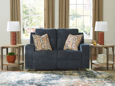Tampa Furniture Outlet Lutz - Ashley Furniture - Danum Living Room - Reclining Loveseat / Ink - 3880686