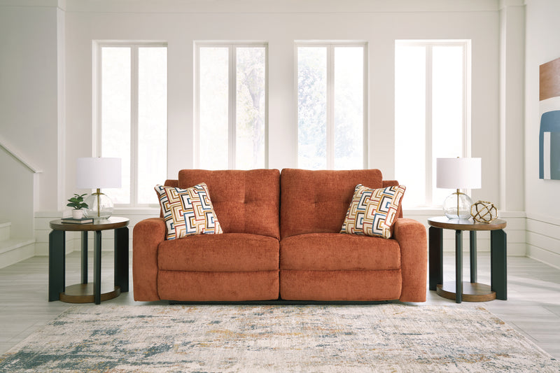 Tampa Furniture Outlet Lutz - Ashley Furniture - Danum Living Room - 2 Seat Reclining Sofa / Spice - 3880781