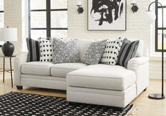 Tampa Furniture Outlet Lutz - Ashley Furniture - Huntsworth Sectional - RAF 2-Piece Sectional with Chaise / Dove Gray - 39702S2