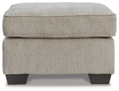 Tampa Furniture Outlet Lutz - Ashley Furniture - Cashton Living Room - Ottoman / Ice - 4060614