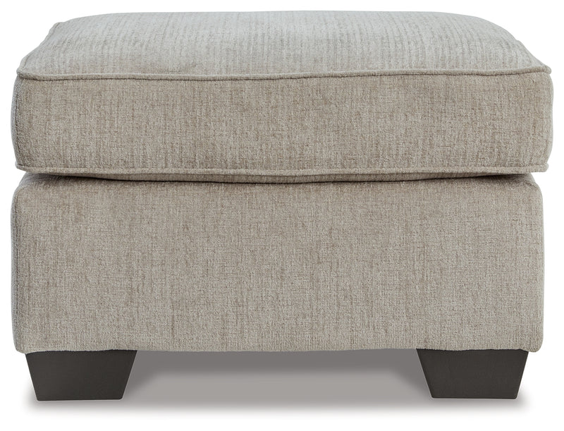 Tampa Furniture Outlet Lutz - Ashley Furniture - Cashton Living Room - Ottoman / Ice - 4060614