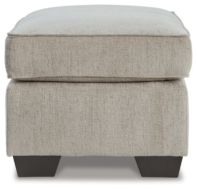Tampa Furniture Outlet Lutz - Ashley Furniture - Cashton Living Room - Ottoman / Ice - 4060614