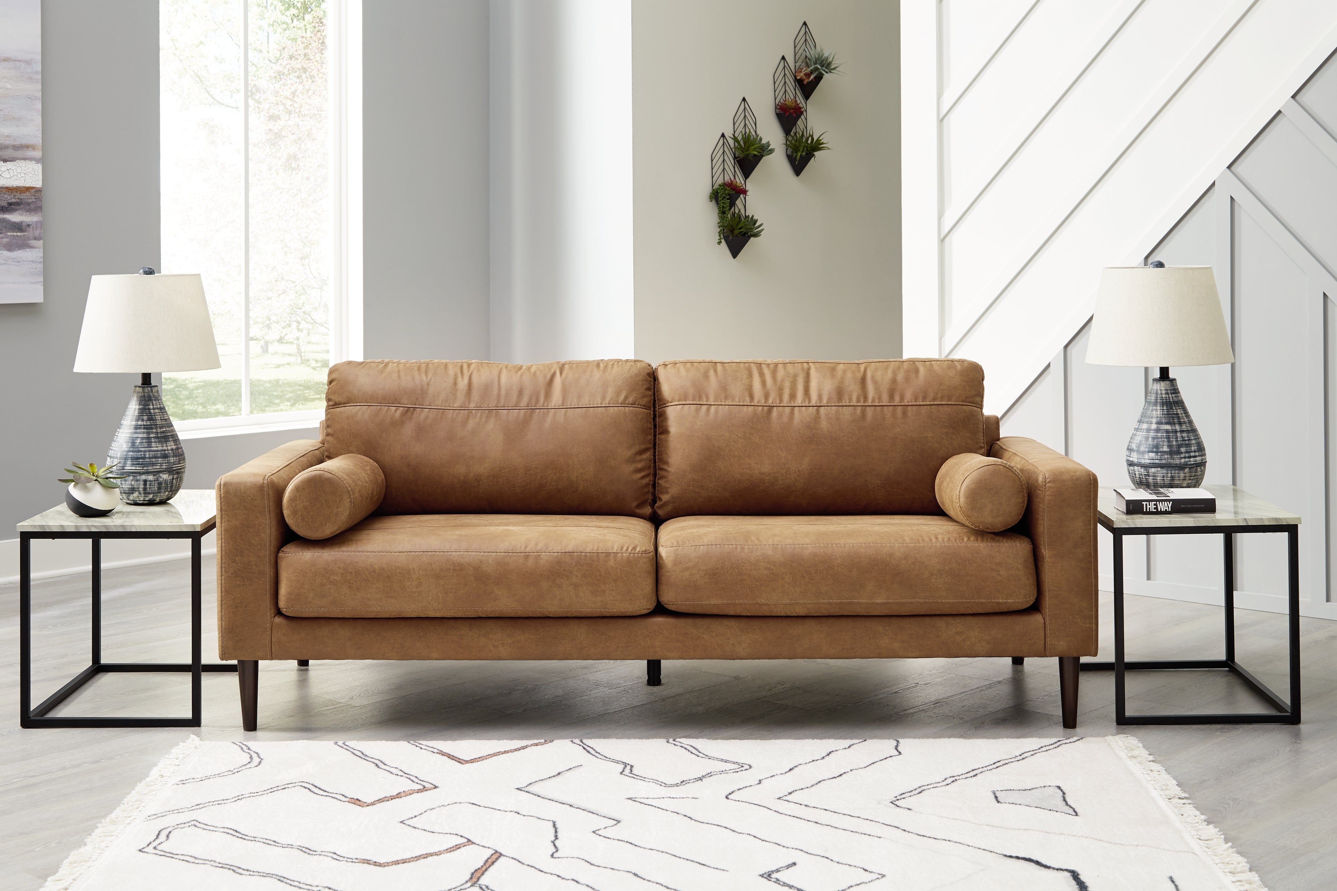 Tampa Furniture Outlet Lutz - Ashley Furniture - Telora Living Room - Sofa / Caramel - 4100238