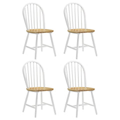 Tampa Furniture Outlet - Coaster - Cinder Wood Dining Side Chair White (Set of 4) - 4129
