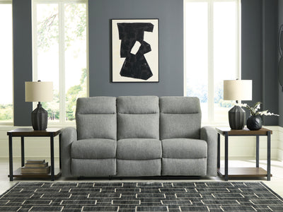 Tampa Furniture Outlet Lutz - Ashley Furniture - Gauntlet Living Room - Reclining Sofa / Sterling - PC4220488