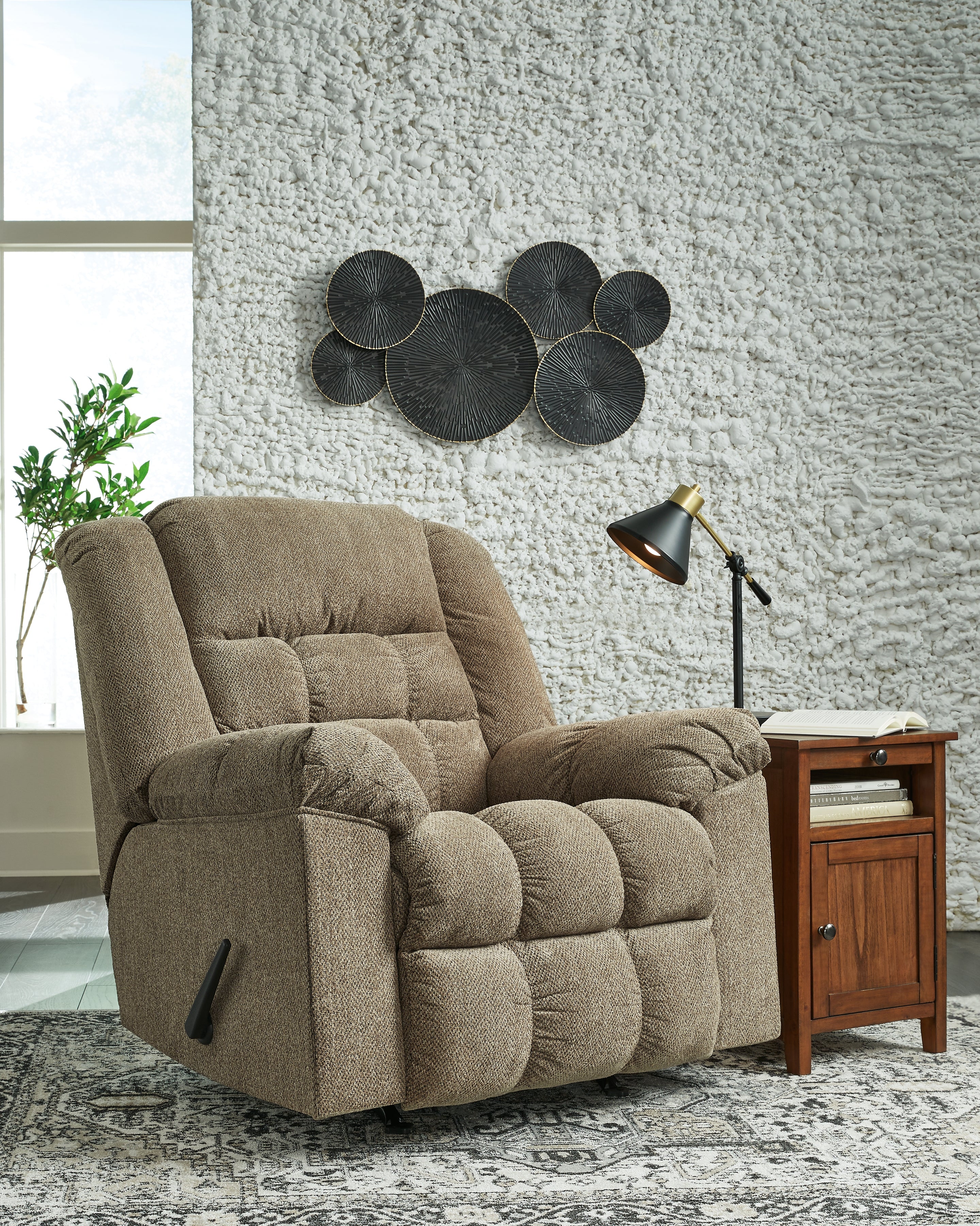 Tampa Furniture Outlet Lutz - Ashley Furniture - Kegler Living Room - Rocker Recliner / Briar - 4450525