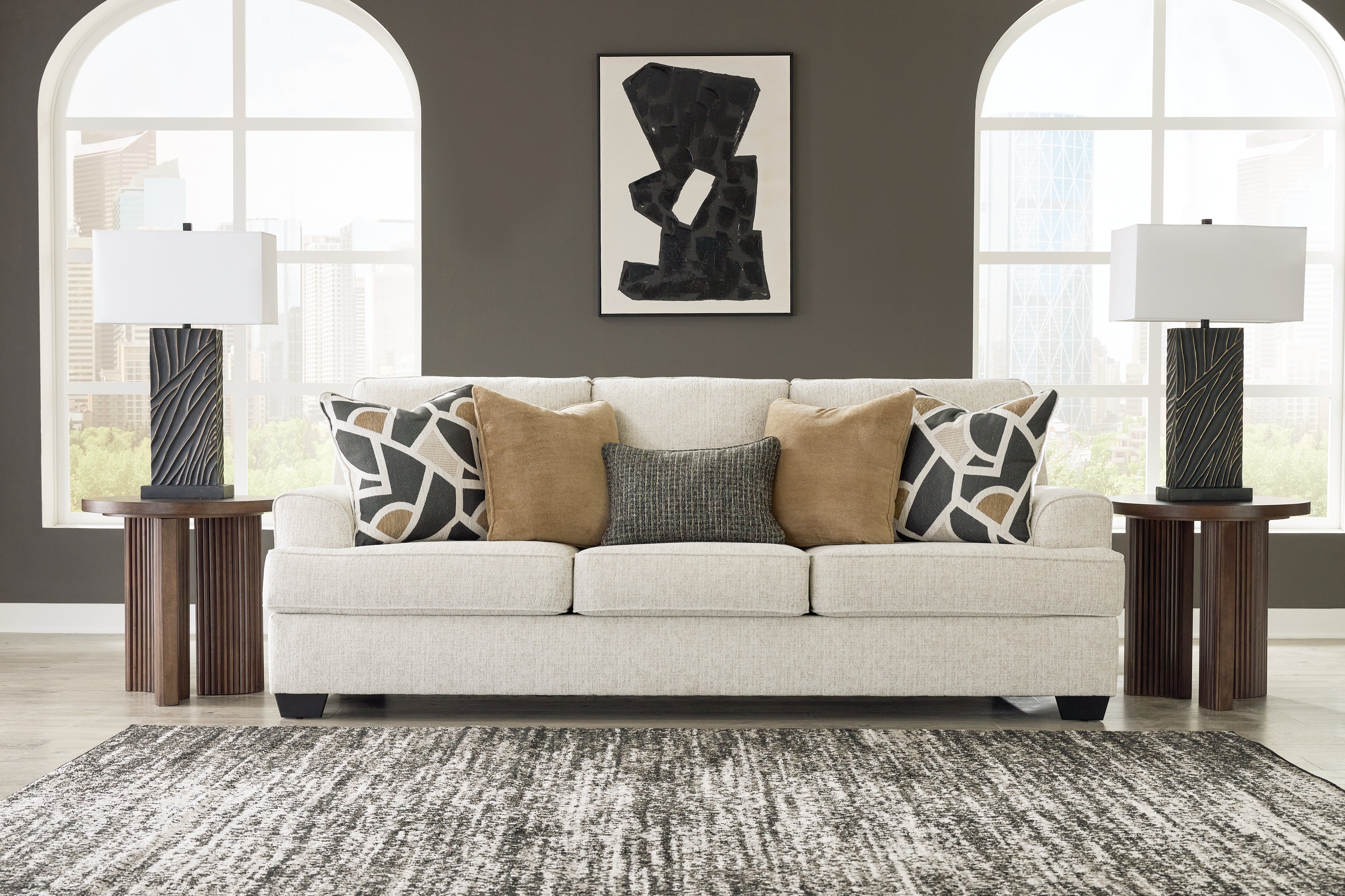 Tampa Furniture Outlet Lutz - Ashley Furniture - Heartcort Living Room - Sofa / Quartz - 4460438