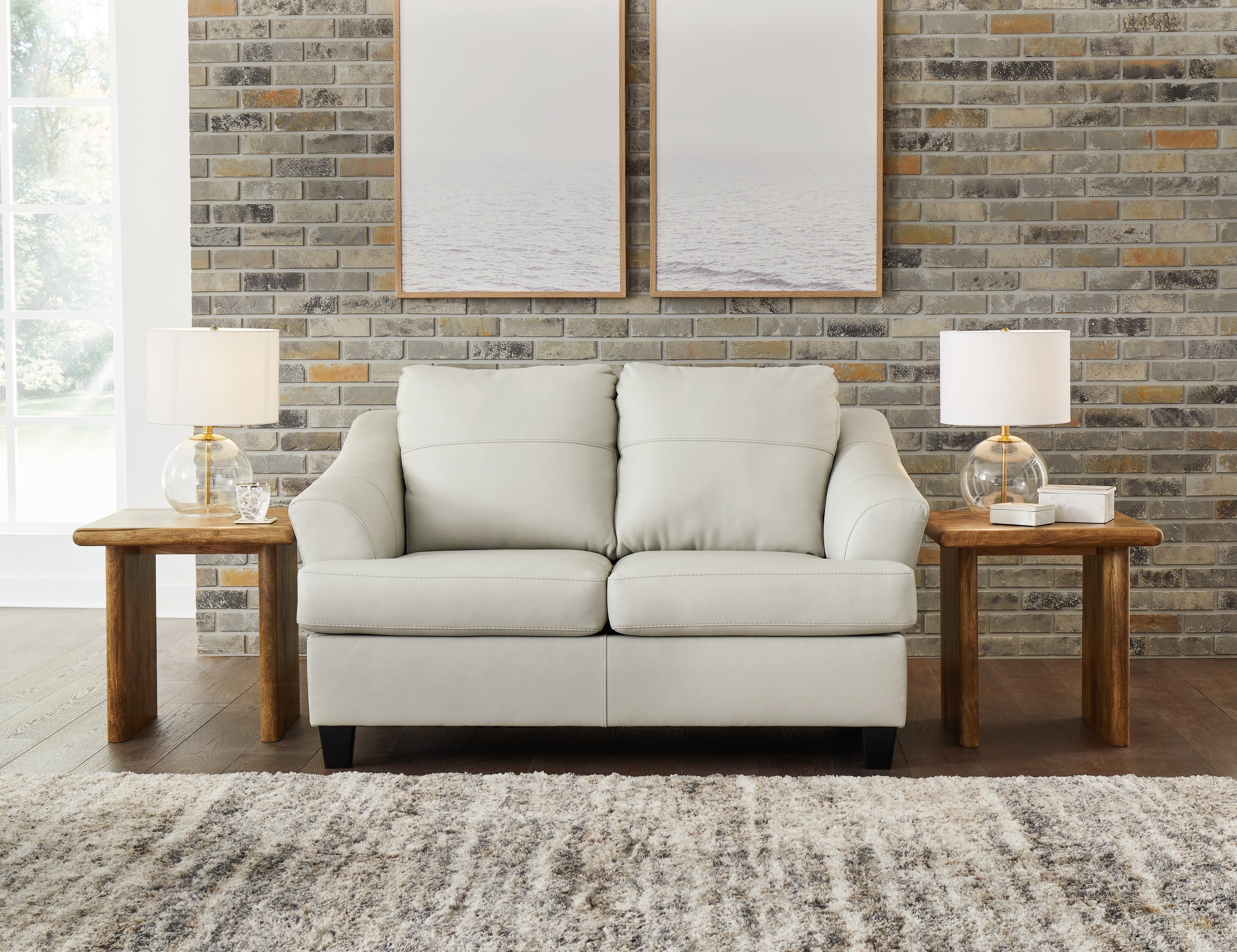 Tampa Furniture Outlet Lutz - Ashley Furniture - Genoa Living Room - Loveseat / Coconut - 4770435