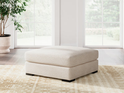 Tampa Furniture Outlet Lutz - Ashley Furniture - Donelson Creek Living Room - Oversized Accent Ottoman / Vanilla - 4800208