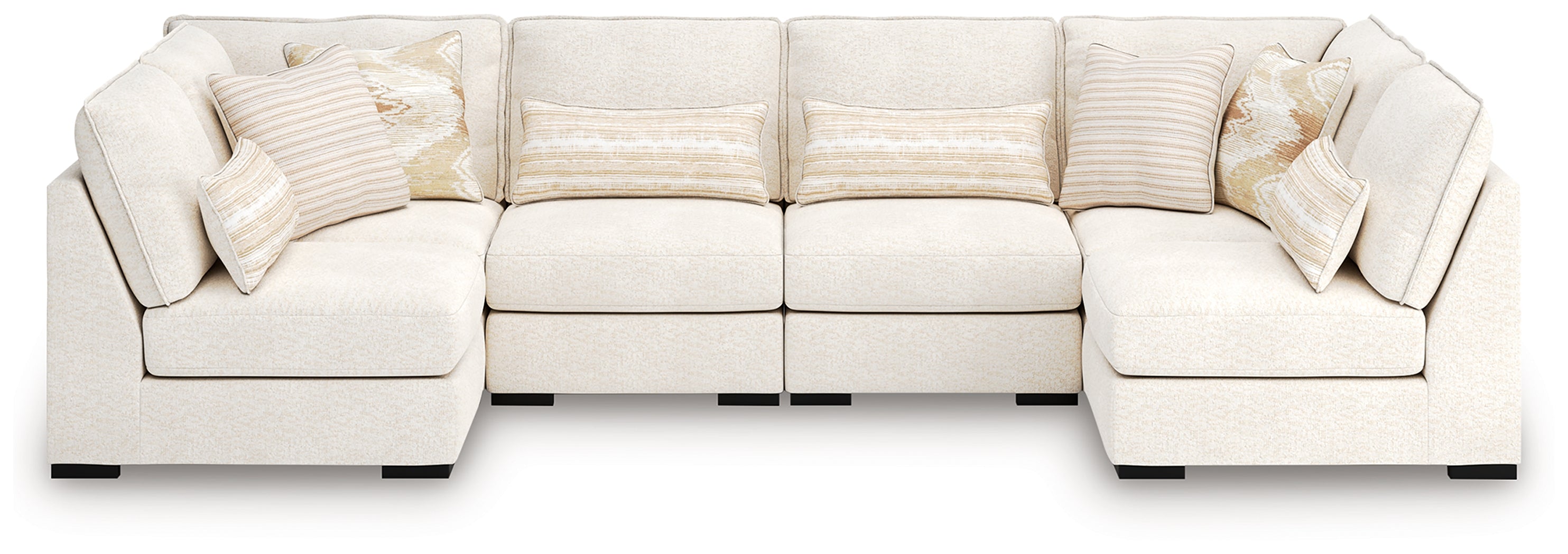 Tampa Furniture Outlet Lutz - Ashley Furniture - Donelson Creek Sectional - 6-Piece Sectional / Vanilla - 48002S3