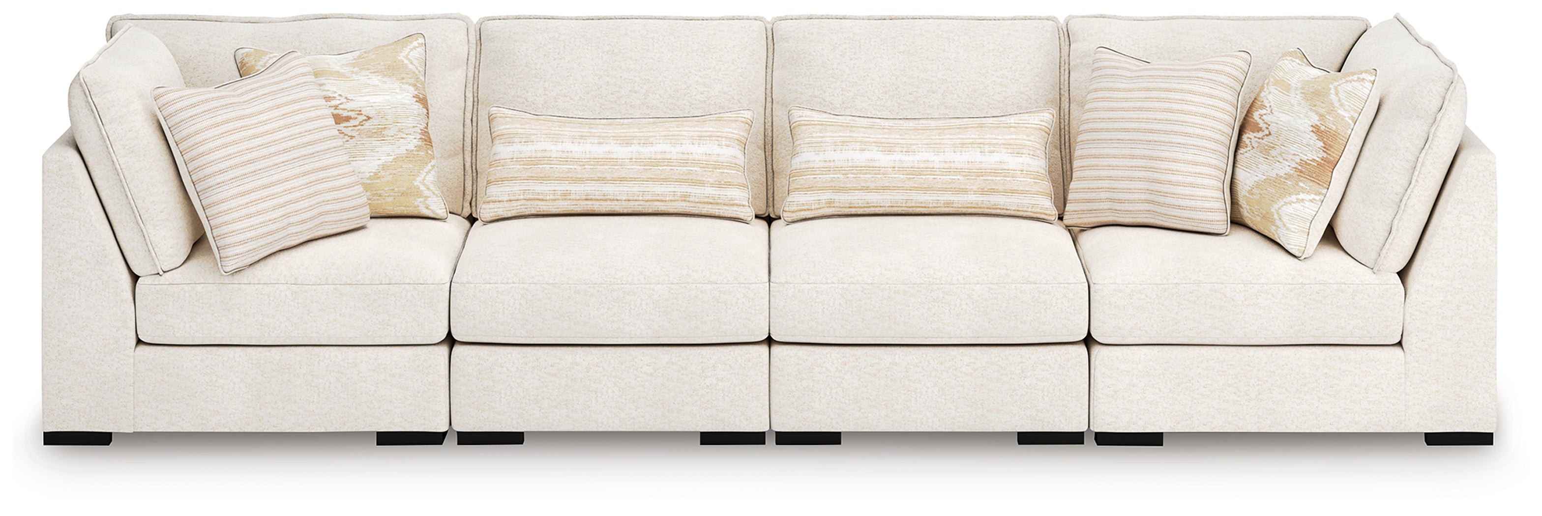 Tampa Furniture Outlet Lutz - Ashley Furniture - Donelson Creek Sectional - 4-Piece Sectional / Vanilla - 48002S2