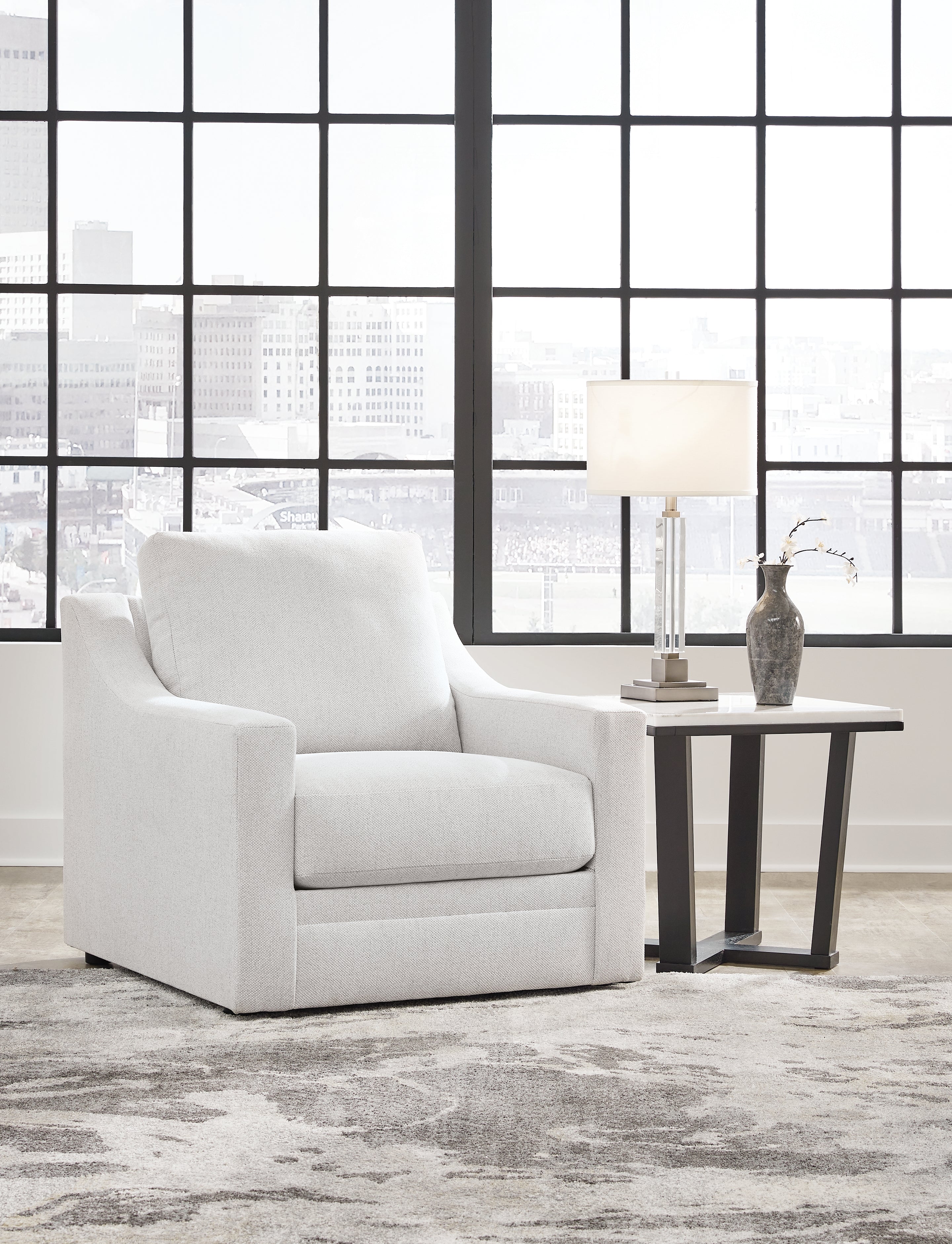 Tampa Furniture Outlet Lutz - Ashley Furniture - Maitelynn Living Room - Chair / Chalk - 4820220