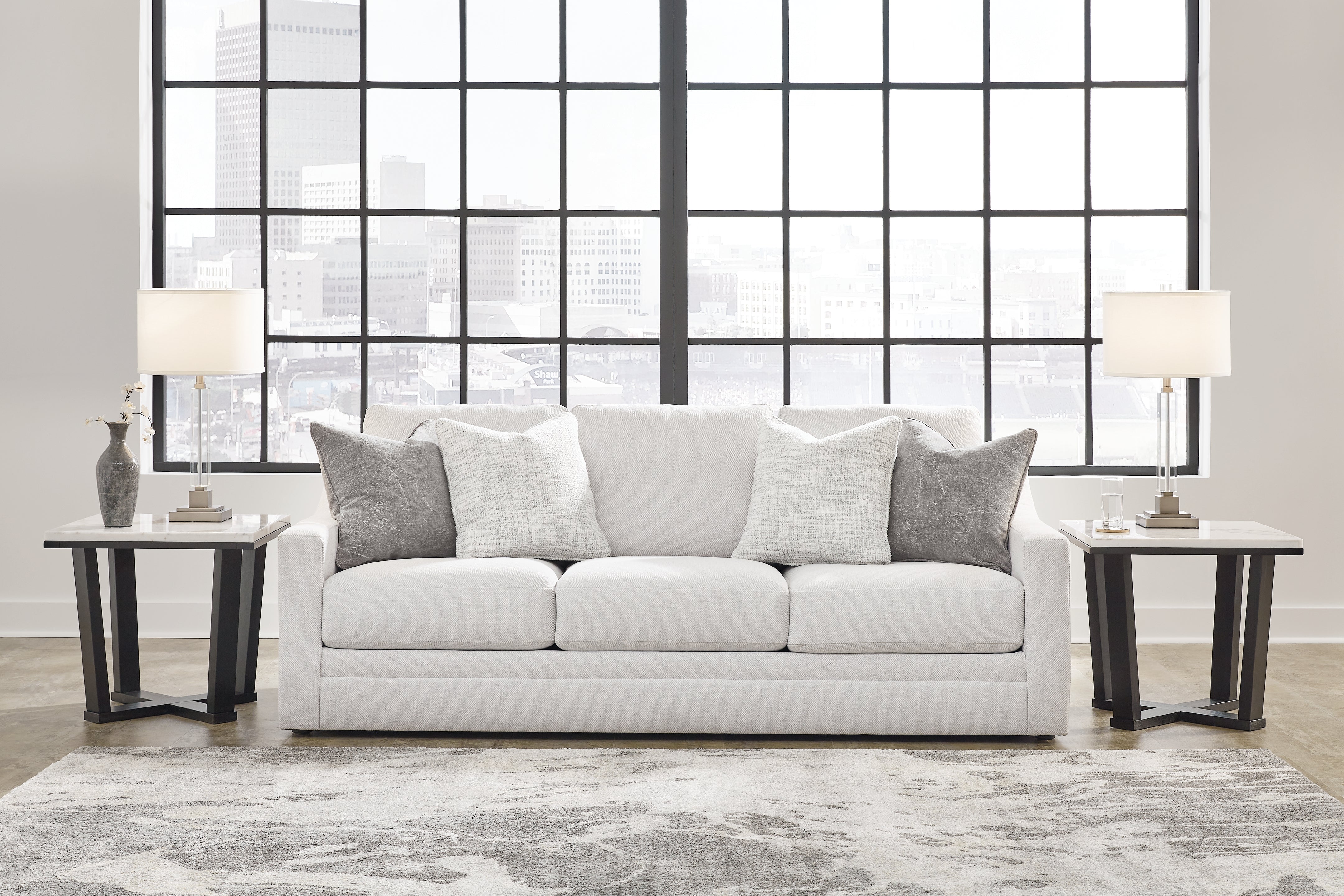 Tampa Furniture Outlet Lutz - Ashley Furniture - Maitelynn Living Room - Sofa / Chalk - 4820238