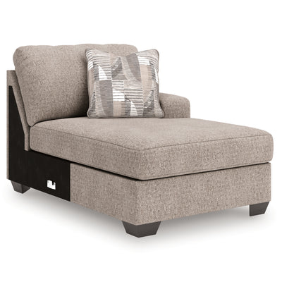 Tampa Furniture Outlet Lutz - Ashley Furniture - Newellen Sectionals - LAF 3-Piece Sectional with Chaise / Hemp - 48404S6