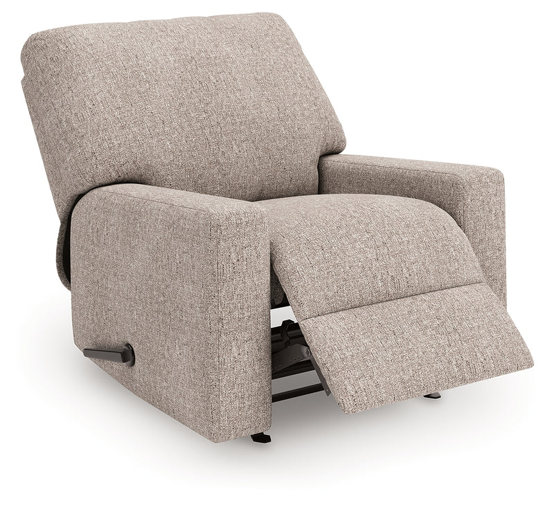 Tampa Furniture Outlet Lutz - Ashley Furniture - Newellen Living Room - Rocker Recliner / Hemp - 4840425