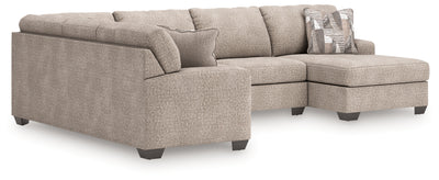 Tampa Furniture Outlet Lutz - Ashley Furniture - Newellen Sectionals - LAF 3-Piece Sectional with Chaise / Hemp - 48404S6