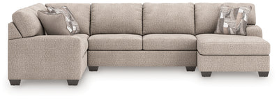 Tampa Furniture Outlet Lutz - Ashley Furniture - Newellen Sectionals - LAF 3-Piece Sectional with Chaise - 48404S6
