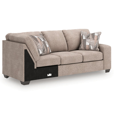 Tampa Furniture Outlet Lutz - Ashley Furniture - Newellen Sectionals - RAF 3-Piece Sectional with Chaise / Hemp - 48404S5