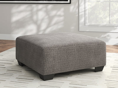 Tampa Furniture Outlet Lutz - Ashley Furniture - Newellen Living Room - Oversized Accent Ottoman / Greystone - 4840508