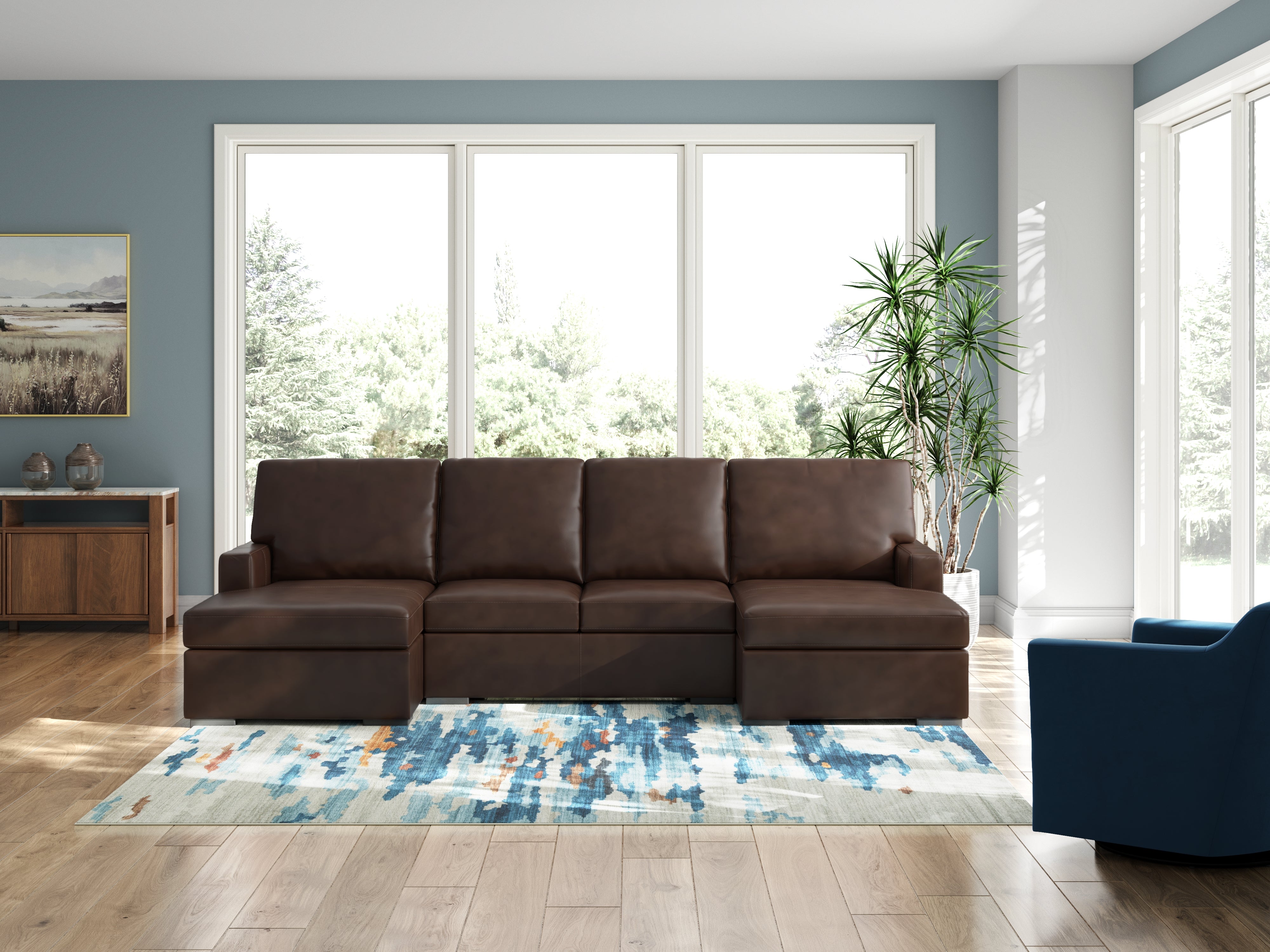 Tampa Furniture Outlet Lutz - Ashley Furniture - McDowlan Sectional - RAF 3-Piece Sectional with Double Chaise / Coffee - PC48504S3