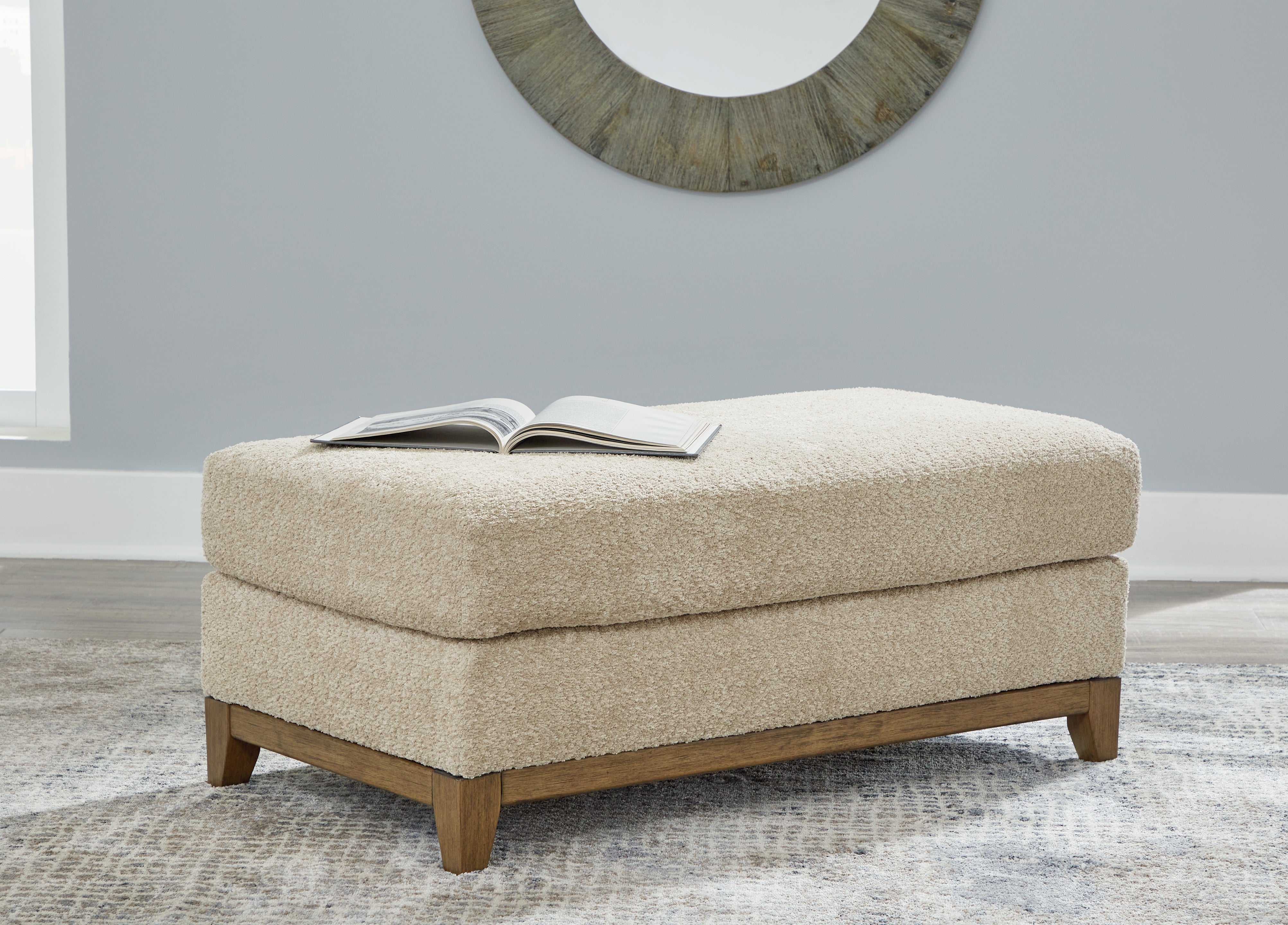 Tampa Furniture Outlet Lutz - Ashley Furniture - Parklynn Living Room - Ottoman / Desert - 4890214