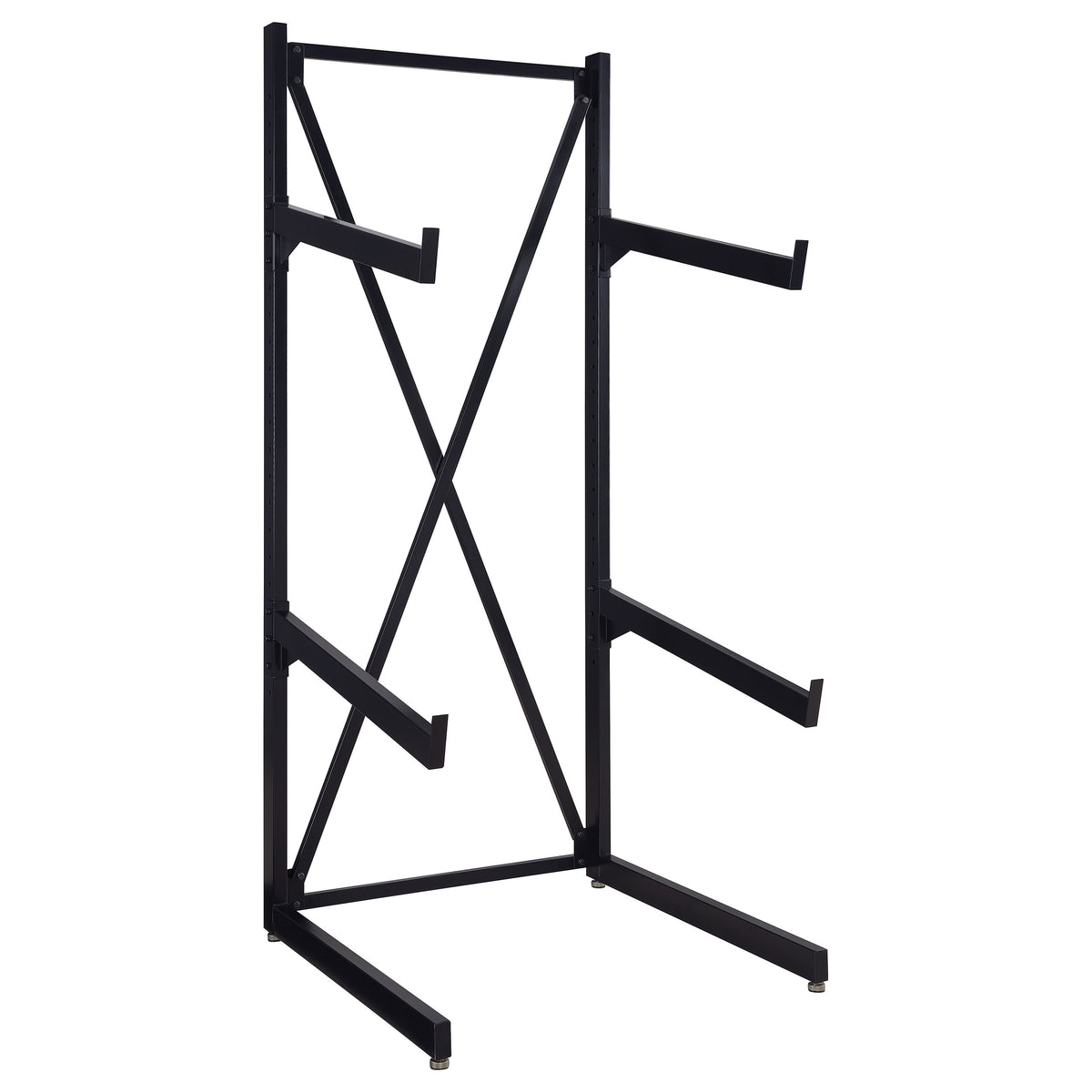 Tampa Furniture Outlet - Coaster - Duarto 3-tier Sofa Display Rack Black - 500500