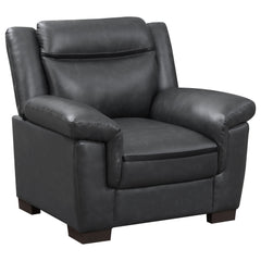 Tampa Furniture Outlet - Coaster - Arabella Upholstered Padded Arm Accent Chair Grey - 506593