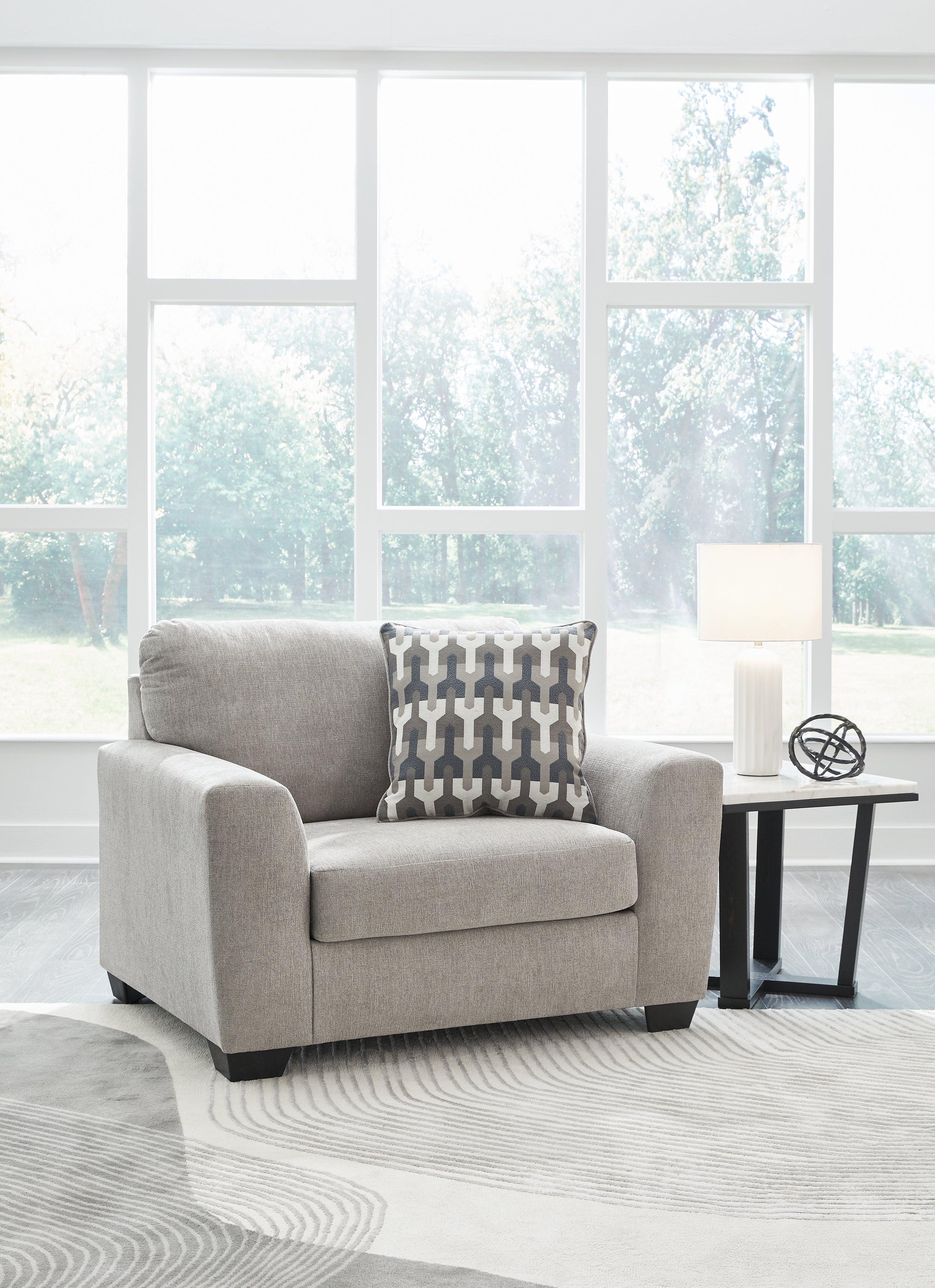 Tampa Furniture Outlet Lutz - Ashley Furniture - Avenal Park Living Room - Chair and a Half / Flannel - 5080523