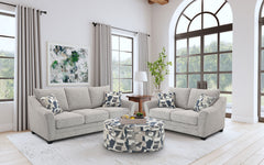 Tampa Furniture Outlet - Coaster - Tomkins 2-piece Boucle Upholstered Sofa Set Light Grey - 509671-S2