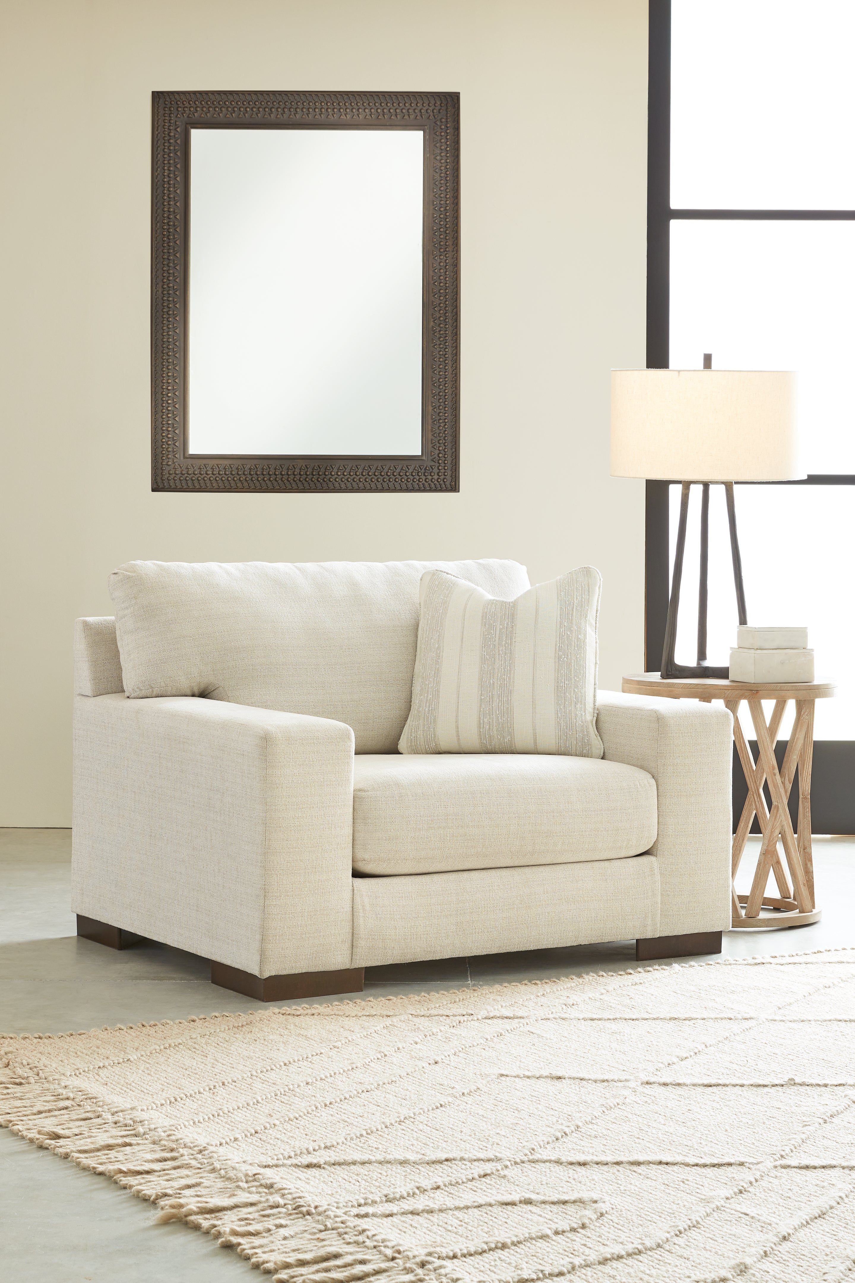 Tampa Furniture Outlet Lutz - Ashley Furniture - Maggie Living Room - Chair and a Half / Birch - 5200323