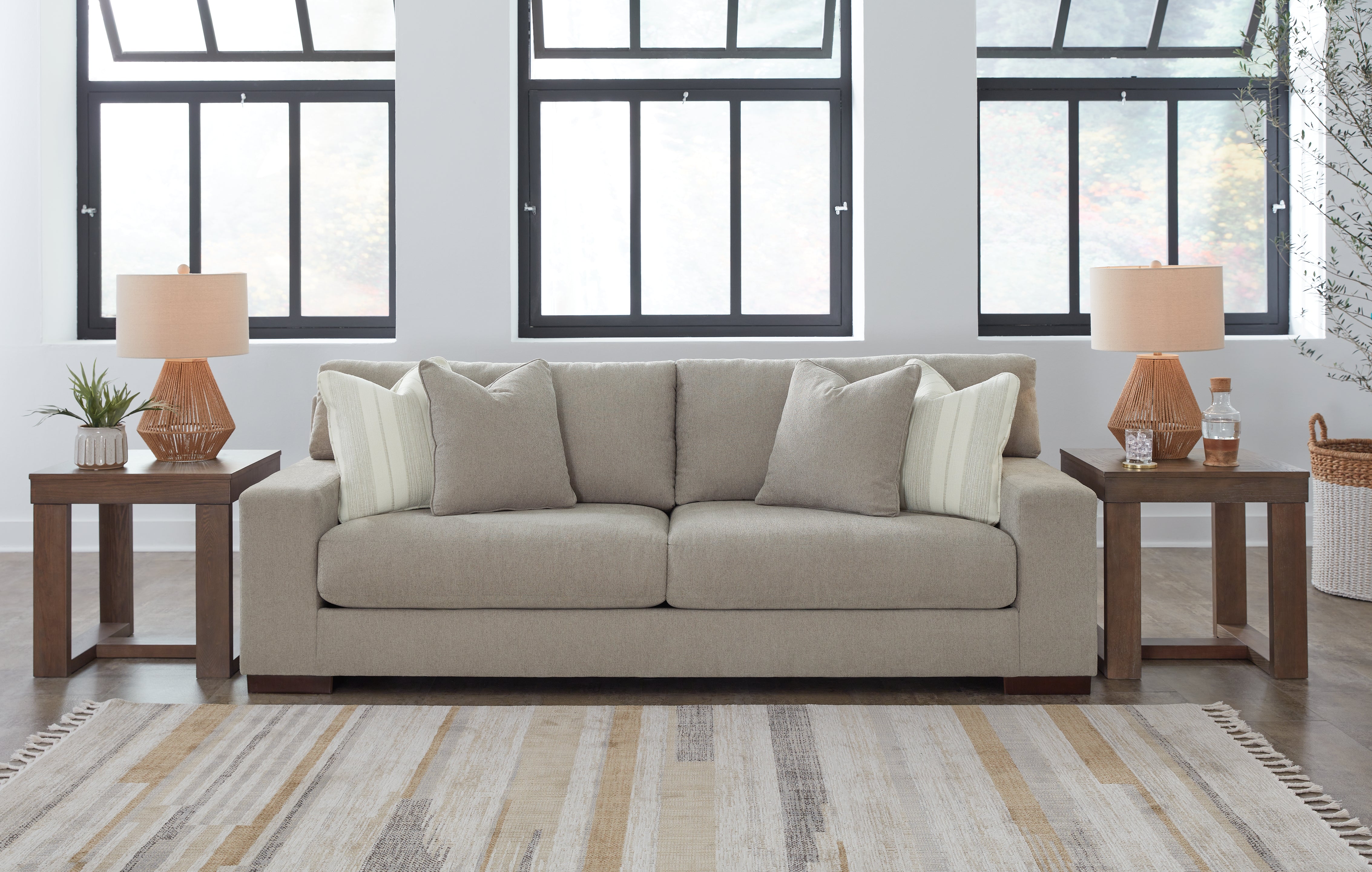 Tampa Furniture Outlet Lutz - Ashley Furniture - Maggie Living Room - Sofa / Flax - 5200438