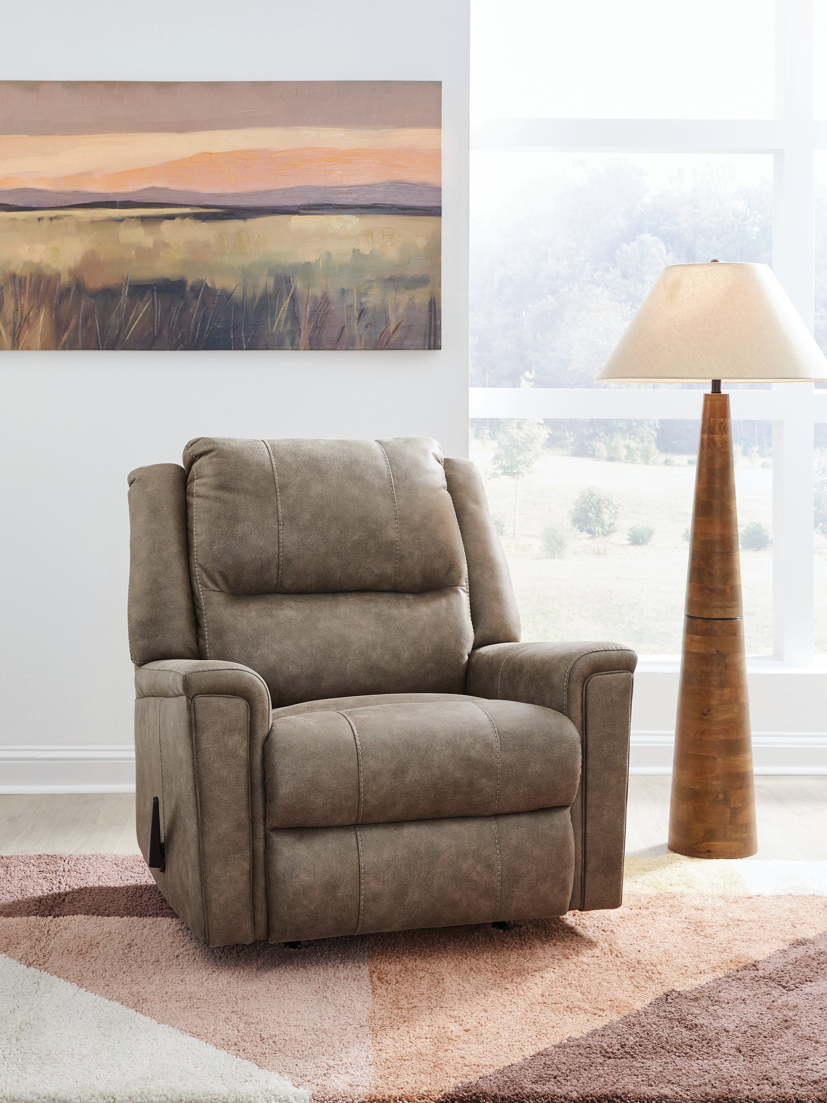 Tampa Furniture Outlet Lutz - Ashley Furniture - Lixtowel Living Room - Rocker Recliner / Fog - PC5300525