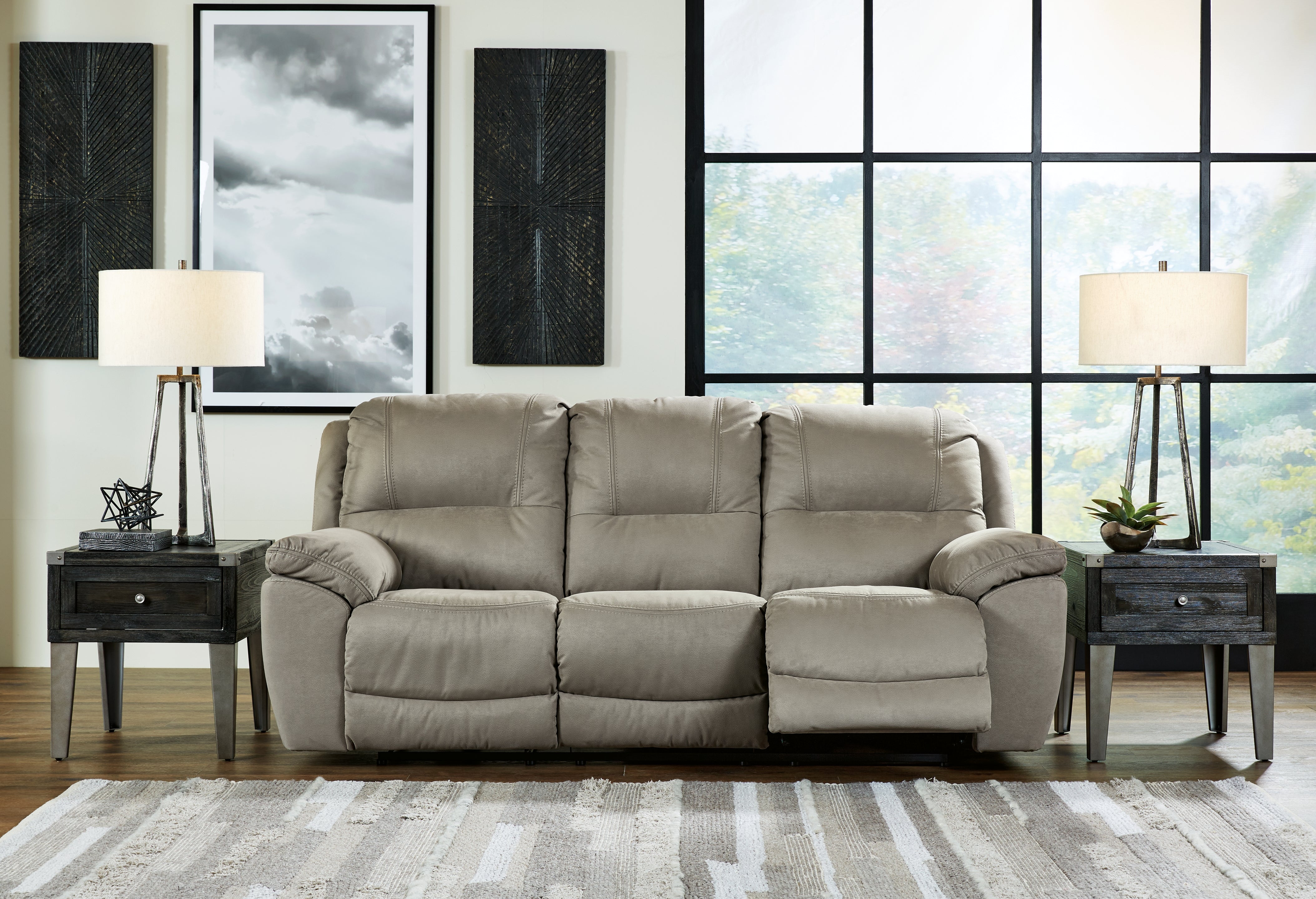 Tampa Furniture Outlet Lutz - Ashley Furniture - Next-Gen Gaucho Living Room - Reclining Sofa / Putty - 5420388